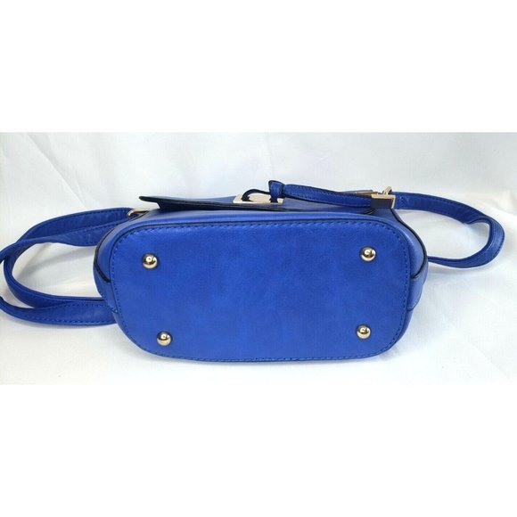 Blue Women Designer Adjustable Strap Purse - Picture 3 of 12
